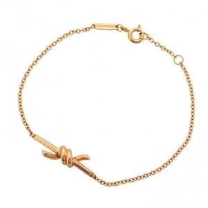 TIFFANY 18k Gold Charm Bracelet